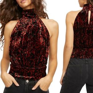 Free People Halter Turtleneck Top